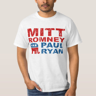 Romney Ryan Laufabstimmungs-Gewinn T-Shirt