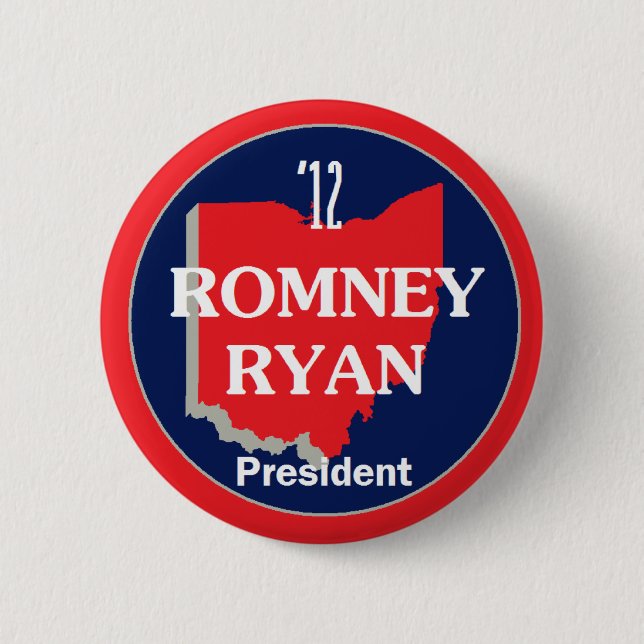 Romney Ryan OHIO Button (Vorderseite)