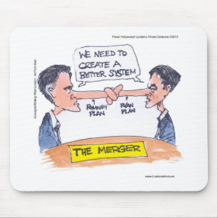 Romney Ryan Pinocchio Fusion Lustige Geschenke & T Mousepad