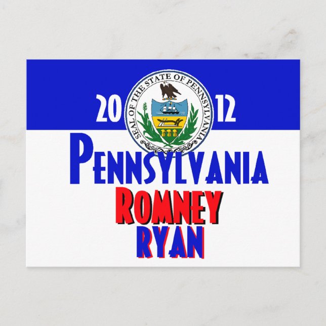 Romney Ryan Postkarte (Vorderseite)