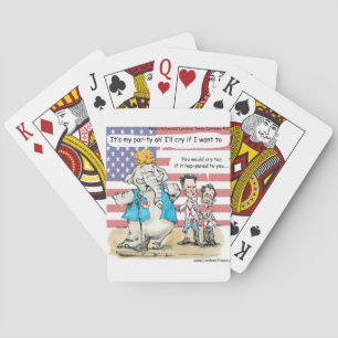 Romney & Ryan sein Party Funny Gifts & Cards Spielkarten