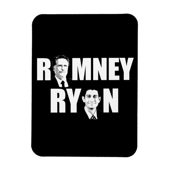 ROMNEY RYAN WHITE.png Magnet (Vertikal)