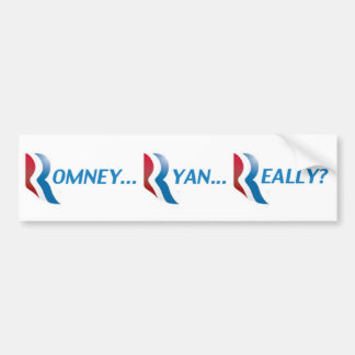 Romney Ryan wirklich Autoaufkleber