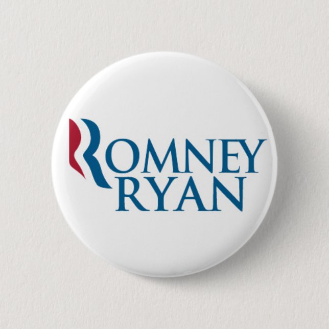 Romney/Ryans 2012 Knopf Button (Vorderseite)