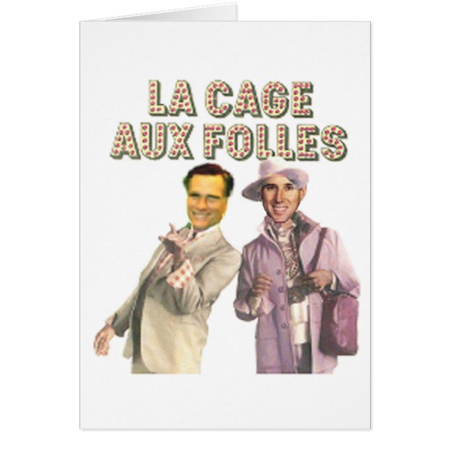 Romney Santorum (Vorne)