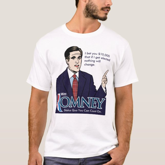 Romney Satiren-Shirts T-Shirt (Vorderseite)