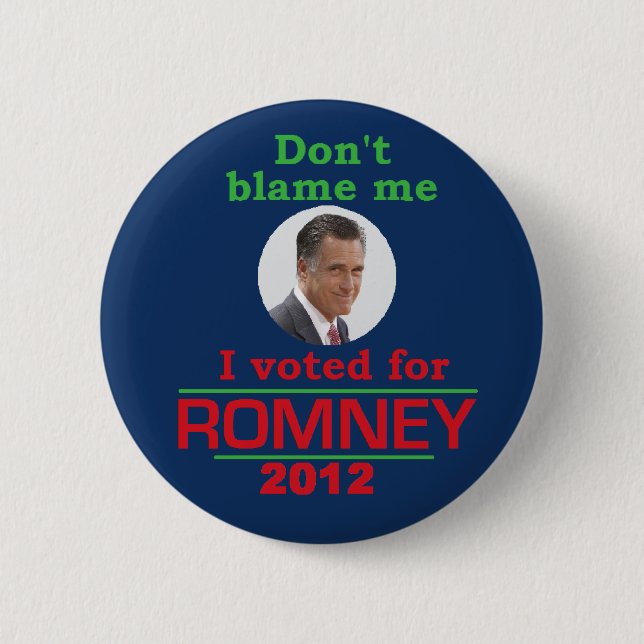 Romney tadeln mich nicht button (Vorderseite)
