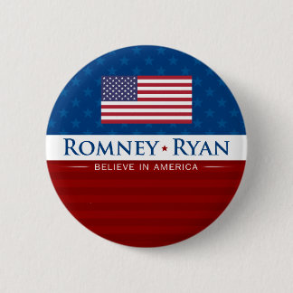 Romney u. Ryan glauben an Amerika Button