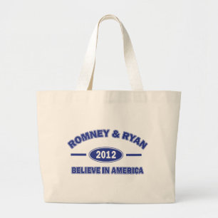 Romney und Ryan 2012 Jumbo Stoffbeutel
