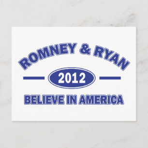 Romney und Ryan 2012 Postkarte