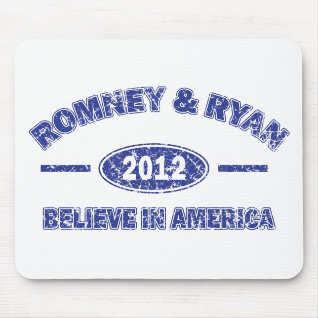 Romney und Ryan glauben an Amerika Mousepad (Vorne)