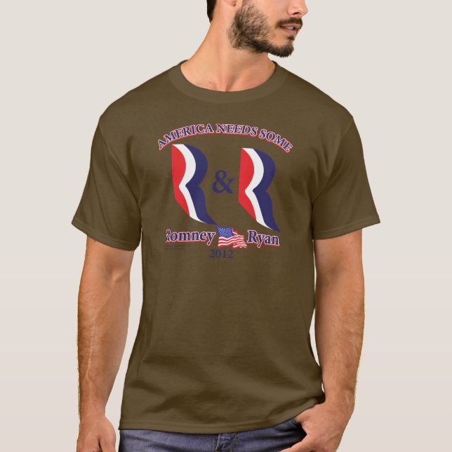 Romney und Ryan T-Shirt (Vorderseite)