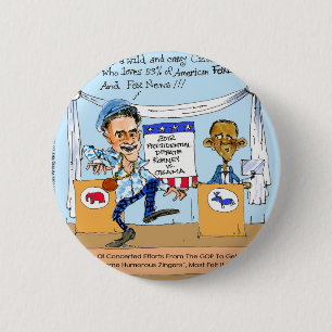 Romney versucht es mit Zingern auf Obama Lustige G Button