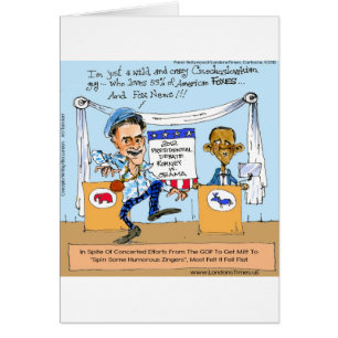 Romney versucht Zingers über Obama Funny Gifts & C