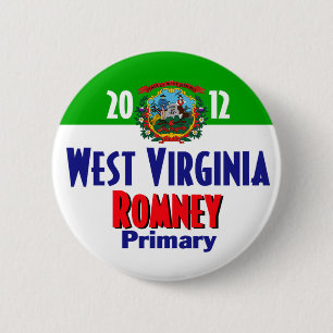 Romney WEST VIRGINIA Knopf Button