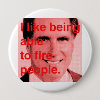 Romney Zitat - ich mag in der Lage sein, Leute zu Button