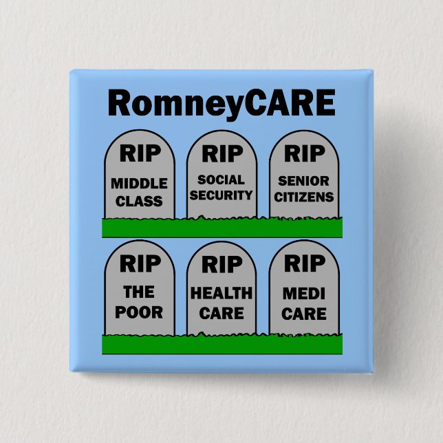 RomneyCARE Button (Vorderseite)
