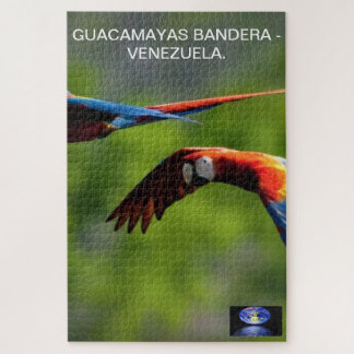 Rompecabeza Guacamayas Bandera - Venezuela. Puzzle