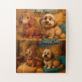 Rompecabezas Puzzle "Hermanitas Felices"