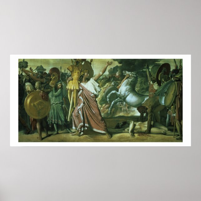 Romulus, Eroberer von Acron, nimmt seinen Hintern  Poster (Vorne)