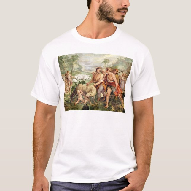 Romulus säugte durch den Siewolf T-Shirt (Vorderseite)