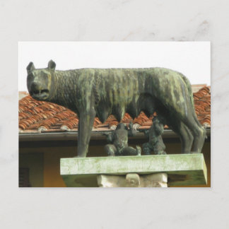 Romulus und Remus - das antike Rom Postkarte