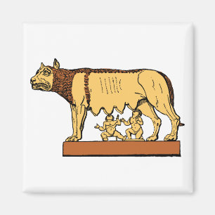 Romulus und Remus Magnet