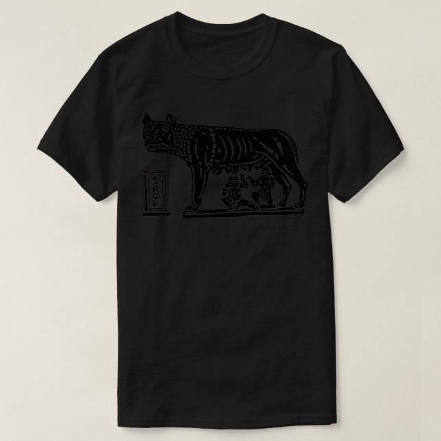 Romulus und Remus T-Shirt (Design vorne)