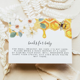 ROMY Floral Honey Beoks for Baby Insert Einladung