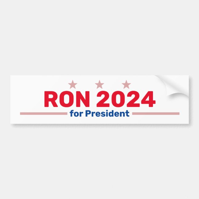 Ron 2024 Autoaufkleber (Vorne)