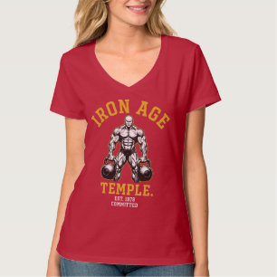 Ron Age Temple Est 1978 Engagiert Vintage Fitnes T-Shirt
