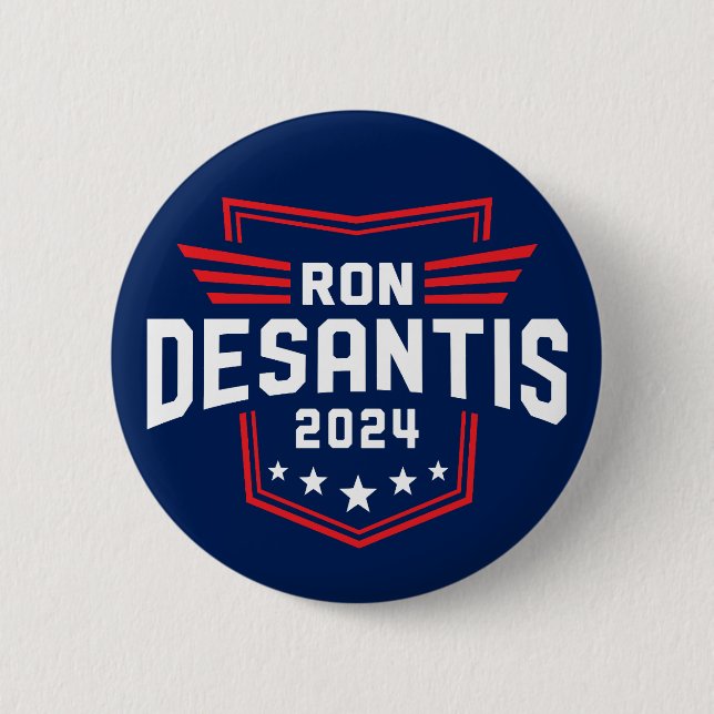 Ron Desantis 2024 für die Präsidentschaftswahl Button (Vorderseite)