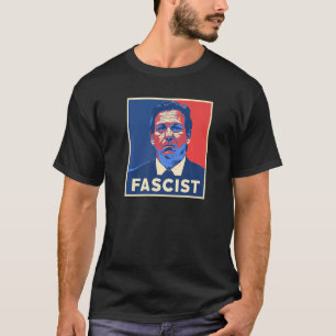 Ron DeSantis Faschist Portrait Bad Florida Gouvern T-Shirt