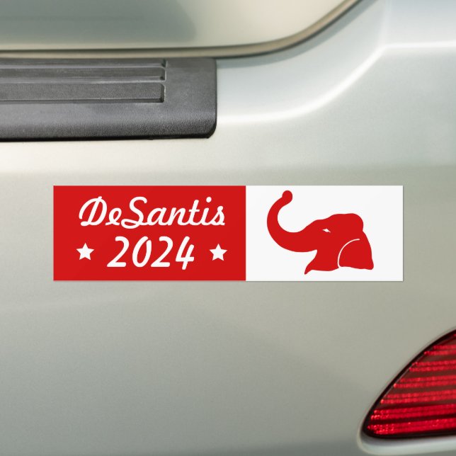 Ron DeSantis für den Präsidenten 2024 Autoaufkleber (Auf Auto)