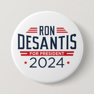 Ron DeSantis für den Präsidenten 2024 Button