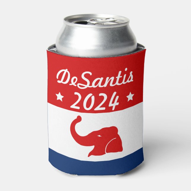 Ron DeSantis für den Präsidenten 2024 Dosenkühler (Kanne Vorderseite)