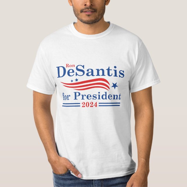 Ron DeSantis für den Präsidenten 2024 T-Shirt (Vorderseite)