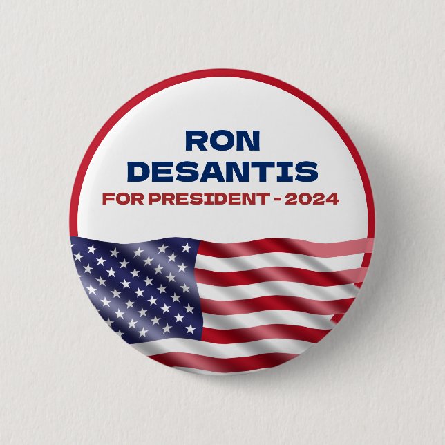 Ron Desantis für Präsident 2024 Button (Vorderseite)