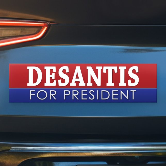 Ron DeSantis für Präsident 2024 - Kampagne Autoaufkleber (DeSantis  Bumper Sticker)