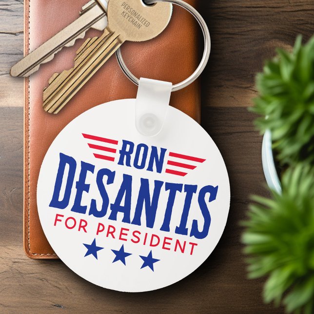 Ron DeSantis für Präsident 2024 - Kampagne Schlüsselanhänger (Personalized Keychain - Ron DeSantis)