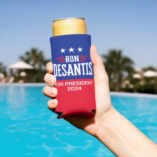 Ron DeSantis für Präsident 2024 - Kampagne Selters Dosenkühler (In Situ Pool)