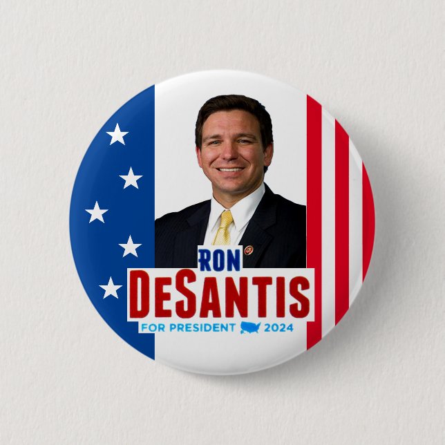 Ron DeSantis für Präsident Button (Vorderseite)