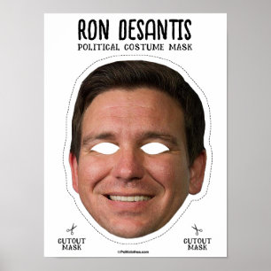 Ron Desantis Kostümmaske Poster