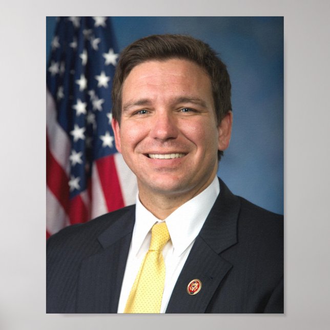 Ron Desantis Official Portrait Poster (Vorne)