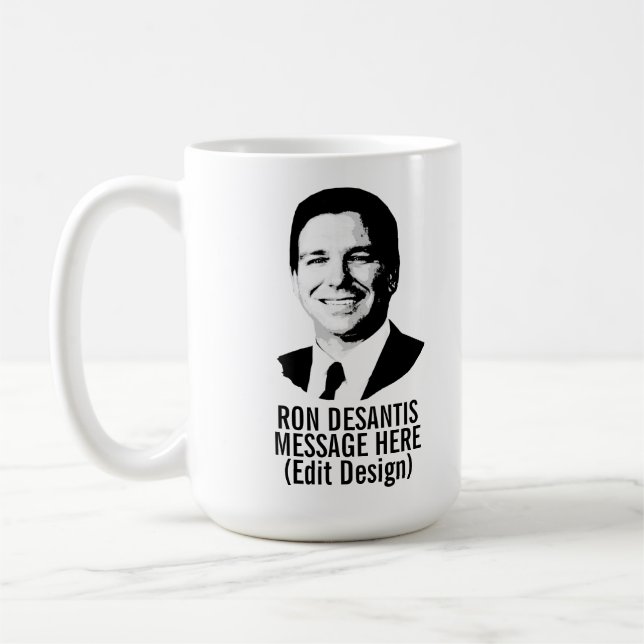 Ron Desantis Personalisiert Kaffeetasse (Links)