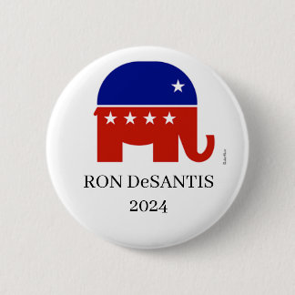 Ron DeSantis-Republikaner 2024 Präsidentschaftssch Button
