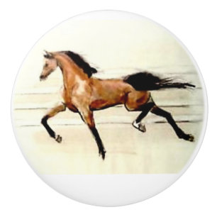 Ron Hevener Arabian Pferd Nahgwa Keramikknauf