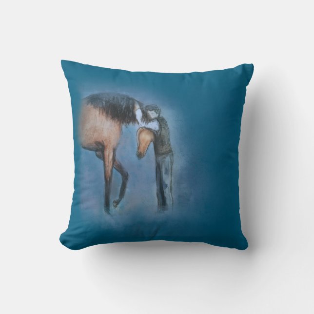 Ron Hevener "Fate of the Stallion" Kissen (Vorderseite)