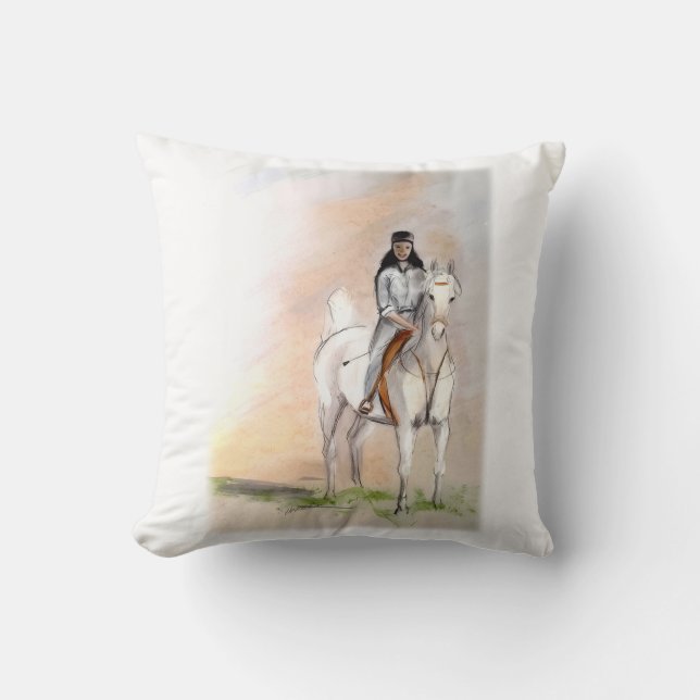 Ron Hevener "Fate of the Stallion" Kissen (Vorderseite)