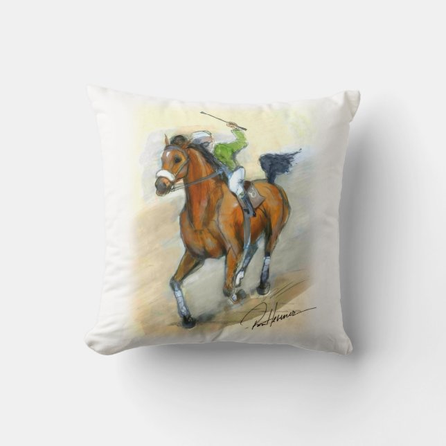 Ron Hevener "Fate of the Stallion" Kissen (Vorderseite)